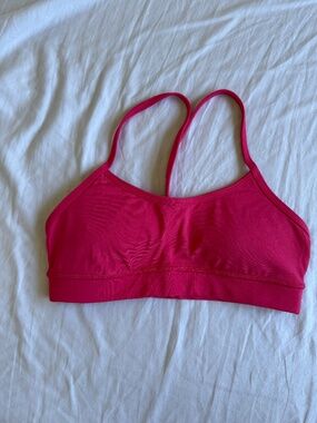 Flow y bra size 4 lululemon pink